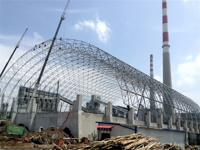 九龙坡煤机油桶翘工程网架